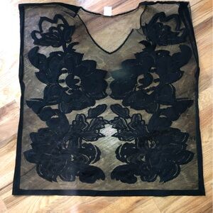 Target black bathing suit cover up—size S/M- fits oversized like a short dress.